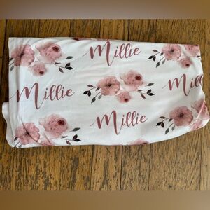 "Millie" Monogrammed Oversized Blanket